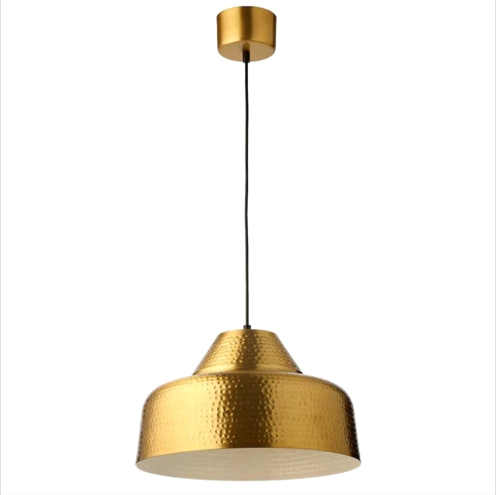IKEA Plattlans Pendant Lamp, Brass Color, 605.182.50